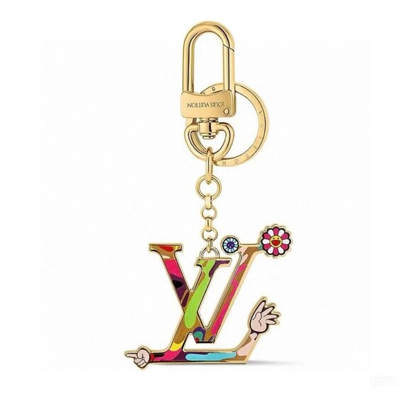 Louis Vuitton Colorful LV Logo Keychain - Picture 4 of 4